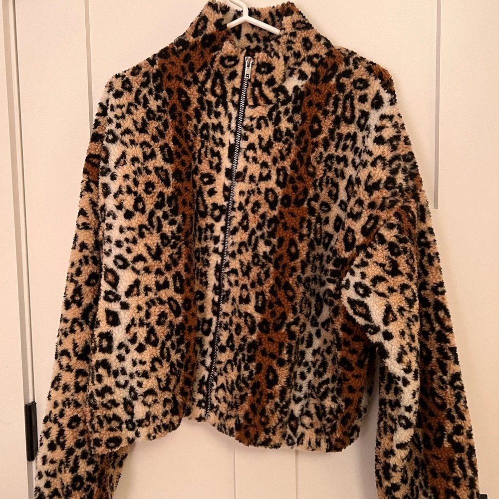 Cheetah print jacket